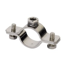 Хомут для тяжелых нагрузок 20-24 (1/2") мм, M8, нержавеющее AISI 316L