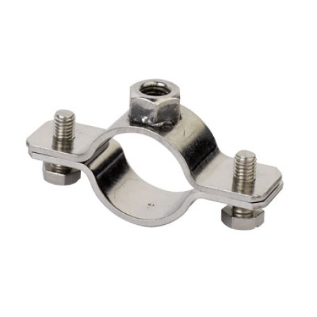 6040-012X | Хомут для тяжелых нагрузок 20-24 (1/2") мм, M8, нержавеющее AISI 316L