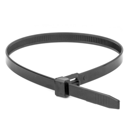 25352SR | Хомут P6.6 многоразовый, черный 7,6x250
