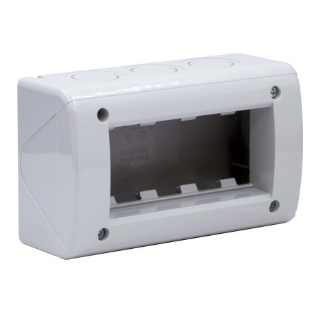 54740 | Модульная настен. коробка для эл/устан. изделий VIVA, IP40, 4мод.-1