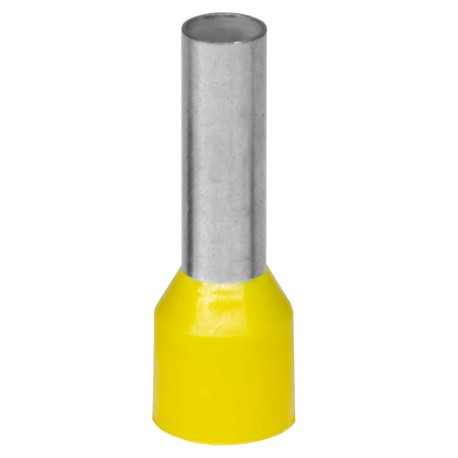 IF6-18YW | Наконечник-гильза с изол. фланцем для жилы сечением 6кв.мм, длина контактной части 18мм, желтый