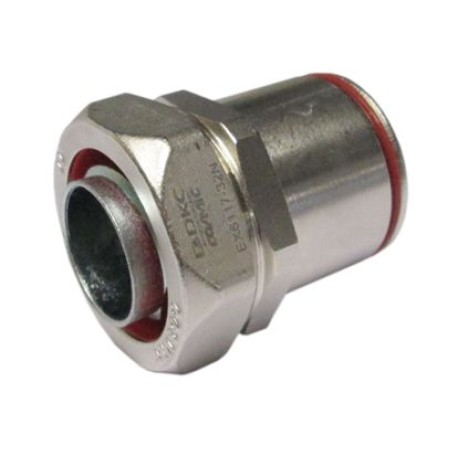 EX6117-50 | Муфта взрывозащищенная Ex e жесткая труба-металлорукав, DT 50мм, DN50, латунь никелированная, IP66/67