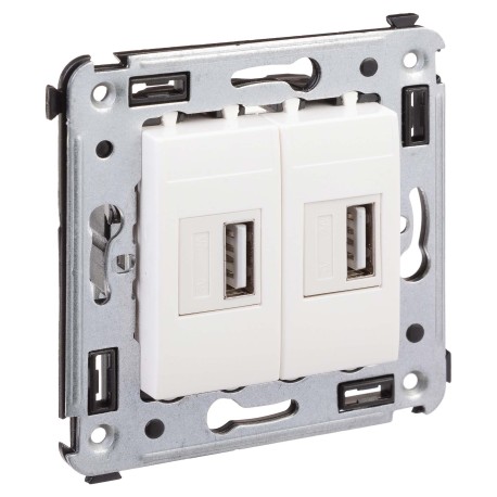 4400543 | USB зарядное устройство в стену, "Avanti", "Белое облако"-1