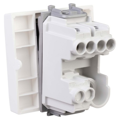 4400102 | Выключатель одноклавишный модульный, "Avanti", "Белое облако", 2 модуля-3