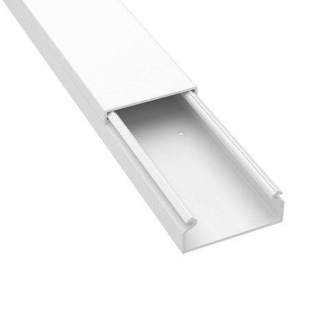 00351R | TMC 40x17 Миниканал белый (розница 8 м в пакете, 10 пакетов в коробке)-1