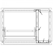 Комплект для создания кабельного отсека, для шкафов DAE/CQE 1800 x 500