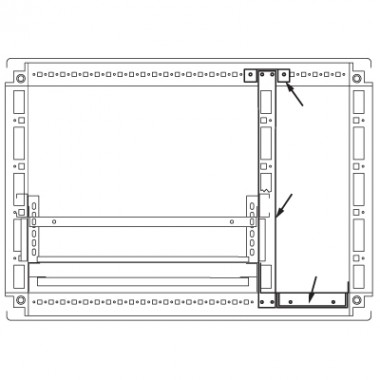 R5PFI1850 | Комплект для создания кабельного отсека, для шкафов DAE/CQE 1800 x 500