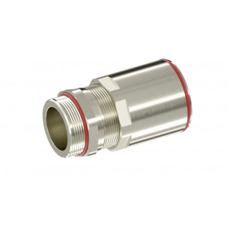 6018ANR50FKM6SB | Ввод кабельный взрывозащищенный ANR под небронированный кабель в гладкой стальной трубе M50х1,5 D24-36мм, латунь никелированная, IP66/68