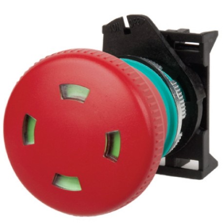 ABHT1P4S | Кнопка аварийная грибовидная типа "тяни-толкай" с индикацией O 40