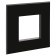 4402902 | Рамка ARTLEBEDEV, "Avanti", "Черный квадрат", 2 модуля