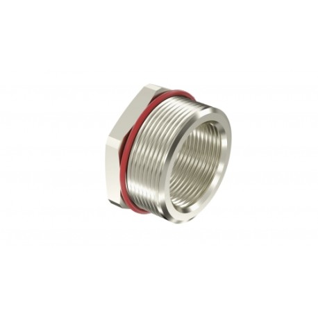 EXDR-M40M20SB | Переходник взрывозащищенный Ex d e, тип "А", М40х1,5 (наруж) - M20х1,5 (внутр), IP66/67/68, латунь никелированная