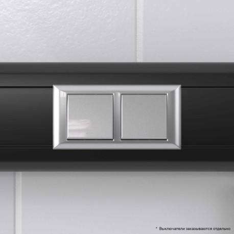 4404914 | Рамка-суппорт "Avanti" для "In-liner Front",  серебристый металлик, 4модуля-5