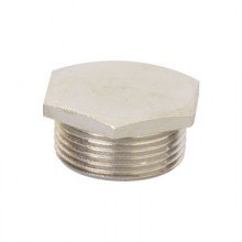Заглушка M25x1,5, никелированная латунь
