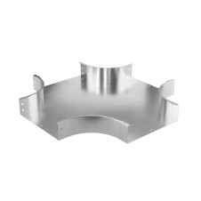 Ответвитель Х-образный 450х80, 1.5мм (с метизами), нержавеющая сталь