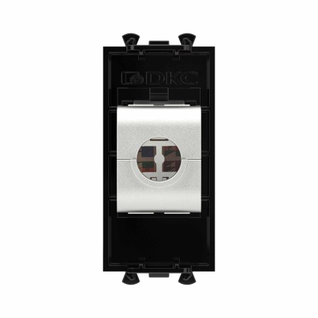 4402771 | Компьютерная розетка RJ-45 без шторки модульная, кат.6А экранированная, "Avanti", "Черный квадрат", 1 модуль-3