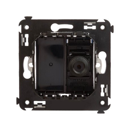 4402503 | Розетка TV оконечная в стену, "Avanti", "Черный квадрат"-2