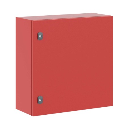 R5ST0669-RAL3000 | Корпус сварной навесной серии ST с М/П размер 600*600*250мм (В*Ш*Г), RAL3000