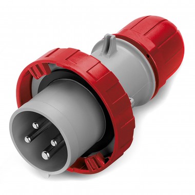 DIS2181636P | Вилка кабельная с безвинтовыми клеммами IP67 16A 3P+E 400В