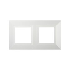 Рамка из металла, "Avanti", белая, 4 модуля