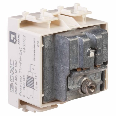 4405532 | Розетка TV-FM-SAT модульная, "Avanti", "Ванильная дымка", 2 модуля-3