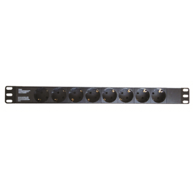 R519SH8 | Блок розеток для 19" шкафов, 8 розеток S