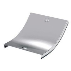 Крышка на угол вертикальный внутренний CS 45°, осн.600, 0.8мм, RAL7004