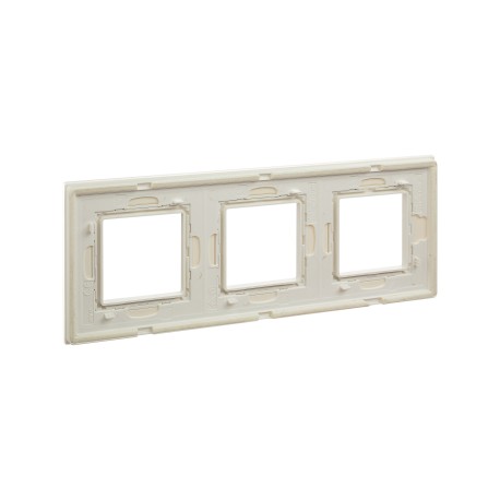 4400826 | Рамка из натурального стекла, "Avanti", белая, 6 модулей-3