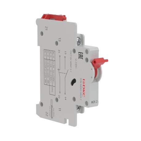 MD63-MCK2 | Вспомогательный контакт YON MD63-МСК2 1НО+1НЗ