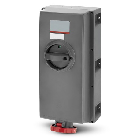 DIS50312587 | Розетка наружной уст. с мех-ой блокировкой и боковым расположением разъема IP67 125А 3P+E+N 400В