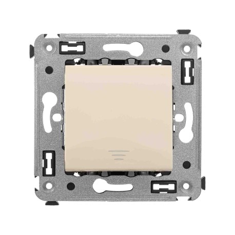 4405153 | Кнопка одноклавишная в стену, Avanti, Ванильная дымка