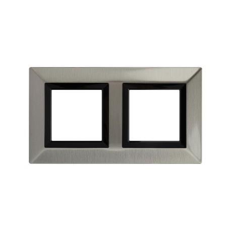 4409854 | Рамка из металла, "Avanti",  никелированная, 4 модуля