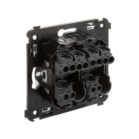 4404154 | Кнопка двухклавишная в стену, Avanti, Закаленная сталь-3