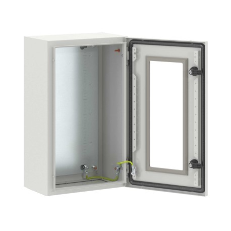 R5STEX0532 | Корпус навесной STE с М/П с прозрачной дверью ВхШхГ 500x300x200 мм