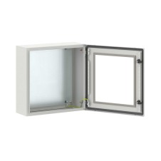 Корпус навесной STE с М/П с прозрачной дверью ВхШхГ 500x500x200 мм