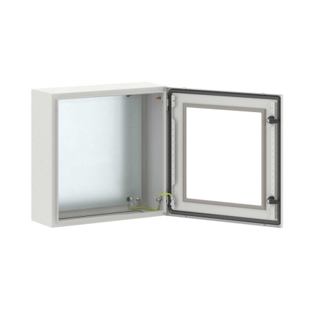 R5STEX0552 | Корпус навесной STE с М/П с прозрачной дверью ВхШхГ 500x500x200 мм