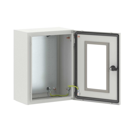 R5STEX0432 | Корпус навесной STE с М/П с прозрачной дверью ВхШхГ 400x300x200 мм