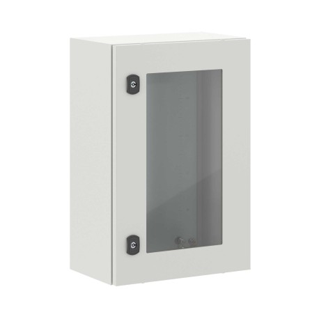 R5STEX0649 | Корпус навесной STE с М/П с прозрачной дверью ВхШхГ 600x400x250 мм-1