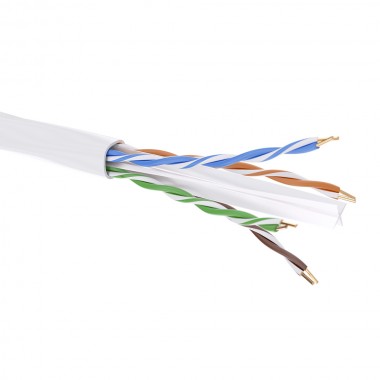 RN6UUA01WH | Кабель CAT 6, U/UTP, нг(А)-HF, бухта 305м, белый