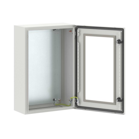 R5STEX0642 | Корпус навесной STE с М/П с прозрачной дверью ВхШхГ 600x400x200 мм