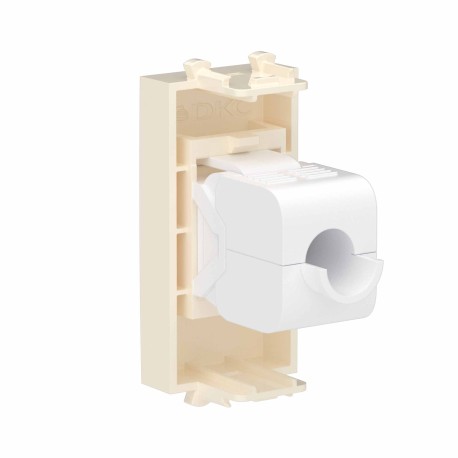 4405691 | Компьютерная розетка RJ-45 без шторки модульная, кат.6, "Avanti", "Ванильная дымка", 1 модуль-2