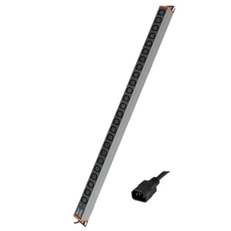 R5VIEC24PIC14 | Блок распределения питания вертикальный для 19" шкафов, 10A 24 Х С13,индикатор питания, вх. разъём С14