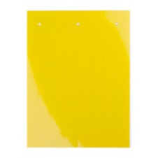 Табличка полужесткая. Установка в держатель. ПВХ-0,5. Желтая
