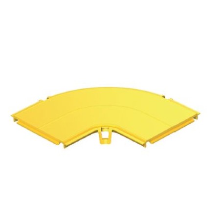 DCDK24 | Крышка на горизонтальный поворот 90° оптического лотка 240 мм