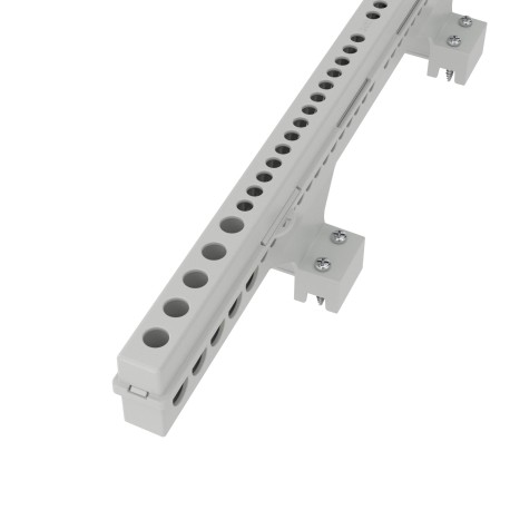 87518 | Клеммный блок (2х18мод. + суппорты) в комплекте с крепежом-1