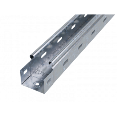 35260ZL | Лоток перфорированный 50х50, L=3000, 0.8мм, цинк-ламельное