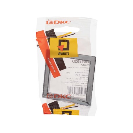 4404852D | Декоративная вставка для металлических рамок Avanti хром, 1 пост (2 мод.)-4