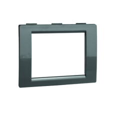 Рамка универсальная на 2 модуля, цвет чёрный