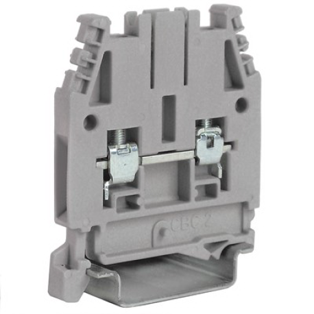ZCBC02GR-RET | CBC.2GR, проходной зажим серый 2,5 кв.мм
