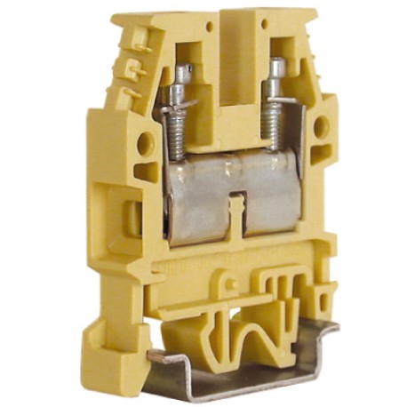 ZCB340 | CBD.6, проходной зажим бежевый 6 кв.мм