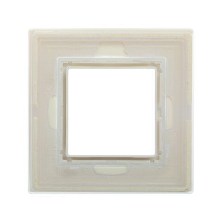 4406822 | Рамка из натурального стекла, "Avanti", светло-зеленая, 2 модуля-2